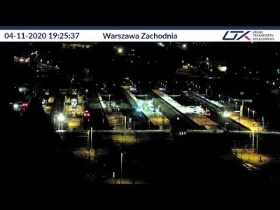 b.....u - Urząd Transportu Kolejowego – stream online 24/7 - widok na Warszawę Zachod...