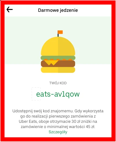 inception - Polecam zamówić na UberEats - podaję niżej kod rabatowy -30zł przy zakupi...