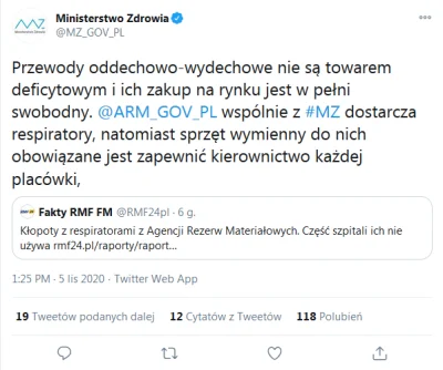 MinisterPrawdy - #koronawirus #polska

Już chyba wiadomo czemu są respiratory, ale ...