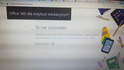 Mexor - Jak zarejestrować się do ms teams? Próbuje i próbuję i ciągle takie coś mi si...