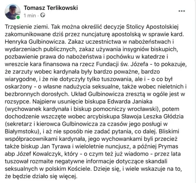 robert5502 - >Kard. Gulbinowicz pozbawiony przez Stolicę Apostolską, prawa do używani...