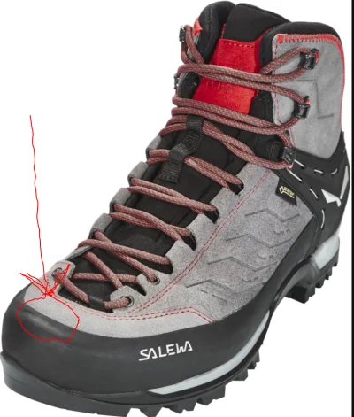 jcm800 - Mam problem z butami trekkingowymi salewa mtn trainer, zahaczyłem o jakiś ko...