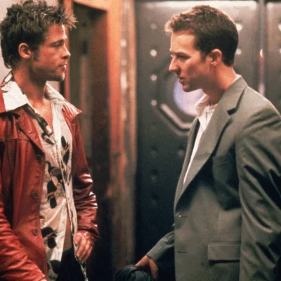 MyPhilosophy - @TruflowyMag: Brad Pitt i Edward Norton w Fight Club.