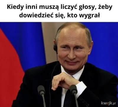 150bpm - "[...] ważne kto liczy głosy" czarno na białym. A tym czasem Putin: