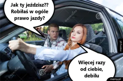 januszzczarnolasu - > Kobieta po 22 podejściu na prawko w końcu wyjeżdża z placu na m...