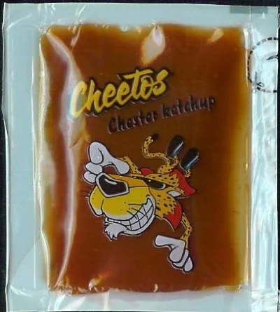depcioo - Ej, a pamiętacie te kolorowe ketchupy (albo sosy) co były w Cheetosach? #no...