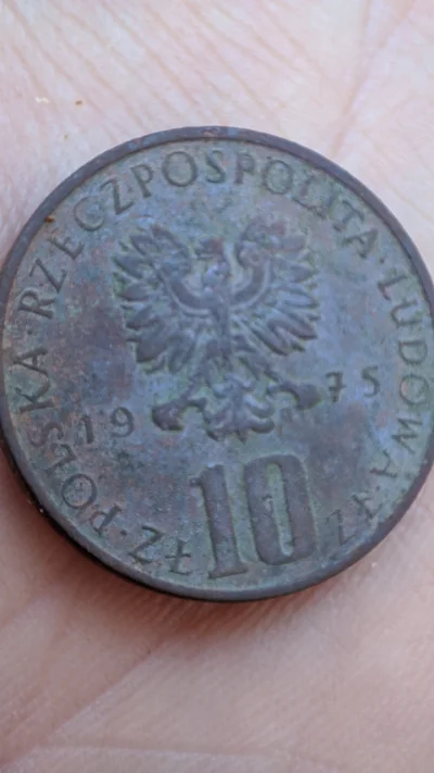 koziol87 - Ale starą monetę w lesie znalazłem.
#numizmatyka