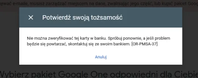 Brydzo - Wie ktoś dlaczego nie mogę zapłacić karta Googlowi? Szukanie rozwiązania na ...