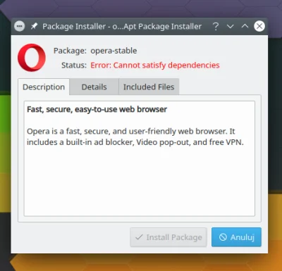 xandra - Najnowsze Kubuntu 20.10, w pełni zaktualizowane i najnowsza Opera wprost ze ...