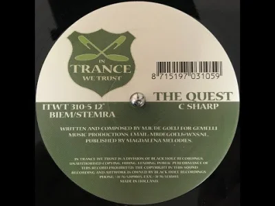 ithilcrackk - The Quest - C Sharp (1999)

#elektroniczna2000 #trance #classictrance...