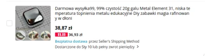 Rexikon - @czajnapl: Przygotowany mam "Metal galu 99.99% czysty", fajny metal i muszę...