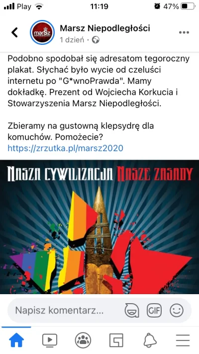 maad - Czyli wcale tu nie chodzi o niepodległość i patriotyzm. Nawet się z tym nie kr...