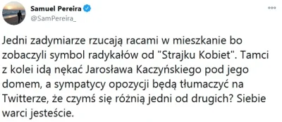 lkg1 - Podpalanie randomowych mieszkań = protesty pod domem typa, który rządzi krajem...