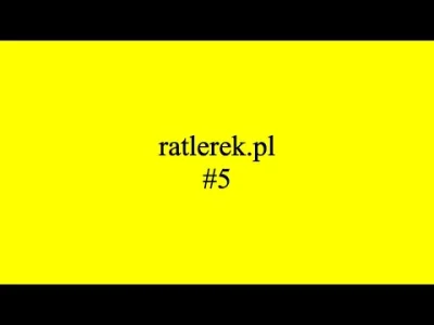 Ratlerek - W Święto Niepodległości Ratlerek komentuje wydarzenia tygodnia. Zapraszam ...