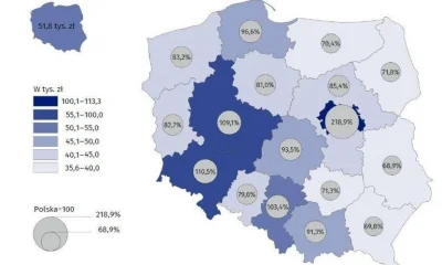 Lolenson1888 - @ktosiex: @Zydbozy: Nieprawda, Mazowieckie bez Wawy i okolic i tak był...