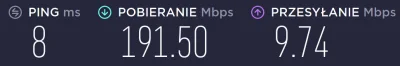 Zrzyck - @Zetembe: 190Mbps to za mało Twoim zdaniem? 
@mamFAJNYnick: za każdym razem...