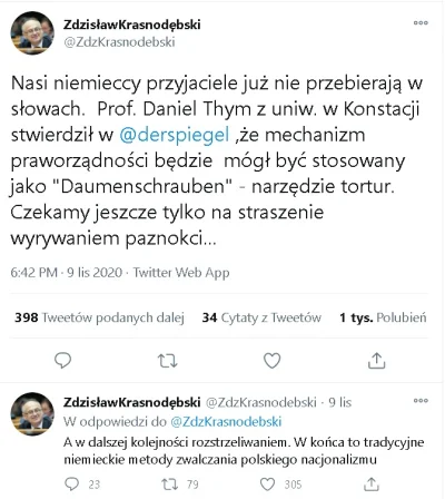 PatoPaczacz - @jaxonxst: Wyszukałem to porównanie mechanizmu praworządności do tortur...