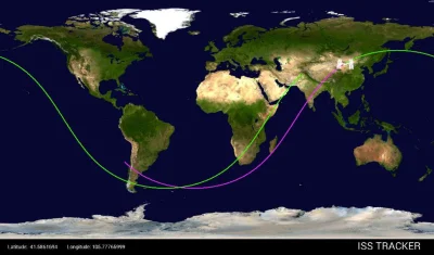 kurcik777 - Przy okazji wyjaśnia się dlaczego satelity wydają się latać po sinusoidzi...