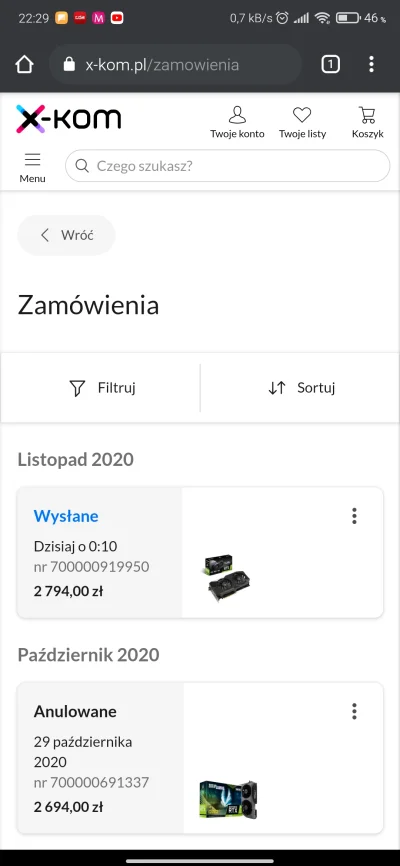 PsychoKid - @Windows98: ja zamówiłem dzisiaj Asusa rtx 3070 bo był dostępny i już mi ...