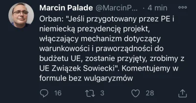 r.....6 - Ciekawe, czy PiS z Orbanem zrobią z UE Związek Sowiecki. Wszak jak wiadomo ...