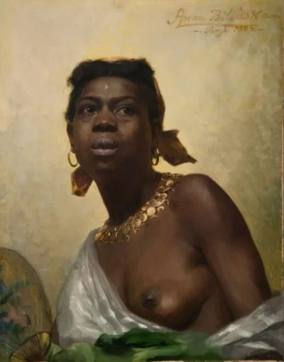 UrbanNaszPan - A Negress (1884)
Anna Bilińska-Bohdanowicz

#art #sztuka #malarstwo...