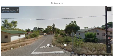 NagiMiecz - @Niedowiarek: jakieś osiedle większego miasta w Botswanie, wygląda spoko ...
