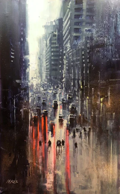 Hoverion - Herman Pekel
New York, olej na płótnie, 122 x 76 cm
#malarstwo #sztuka #...