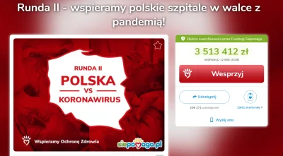 WuDwaKa - @Nxtp: Trwa druga runda https://www.siepomaga.pl/koronawirus