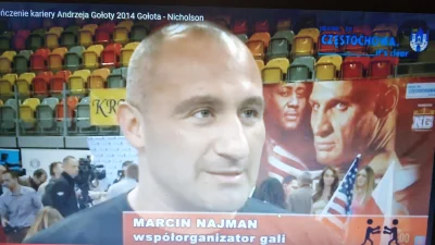 susuke15 - Wiecie że organizatorem pożegnalnej walki Gołoty był Marcin Najman? #boks