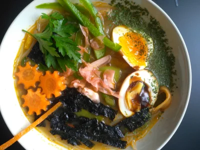 albert-panas - #gotujzwykopem #ramen
Kupiłem sobie kilogram pasty miso, zrobiłem do ...