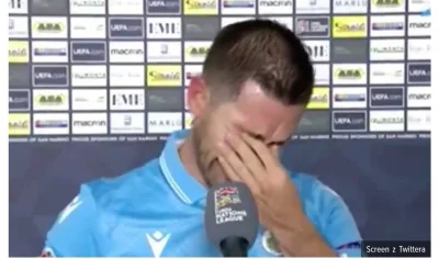 Milanello - Kapitan reprezentacji San Marino popłakał się przed kamerami. Udało im si...