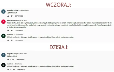 berman - Śpieszmy się czytać komentarze na kanale Łukasza Budowlańca, tak szybko znik...