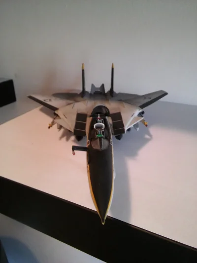 33trzeci - Dziś wrzucam zwykły model
Zrobiony jakiś czas temu F-14 Tomcat (moim zdan...