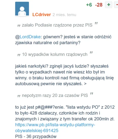 g.....a - @LCdriver: to "piekło mężczyzn" to jakieś nowe polecenie z Nowogrodzkiej, ż...