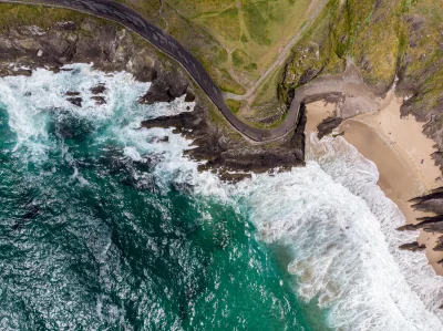 ripencjo - Półwysep Dingle, plaża Coumeenoole
#drony #irlandia #fotografia #tworczos...