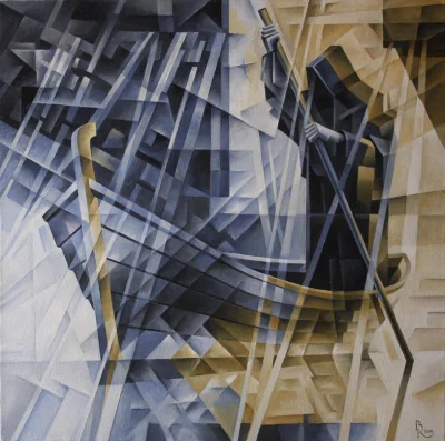 Hoverion - Vasily Krotkov
Charon, 2014, olej na płótnie, 80x80 cm
#malarstwo #sztuk...
