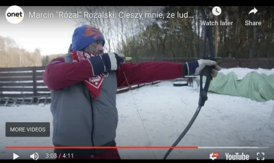 triathlonista - Mam nadzieję, że zwierzętami opiekuje się lepiej, niż strzela z łuku,...