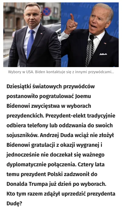 r.....6 - To jest tak żenujące xD

Andrzej, no weź mu pogratuluj w końcu. Trump już...