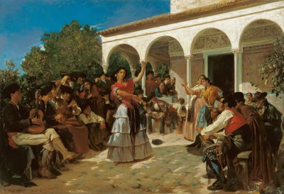 UrbanNaszPan - A Gypsy Dance in the Gardens of the Alcázar, in front of Charles V Pav...