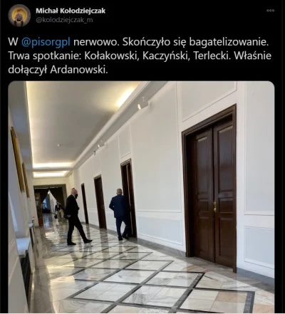 PatologiiZew - a cóż to za spotkanko? ¯\\(ツ)\/¯

https://twitter.com/kolodziejczak_...