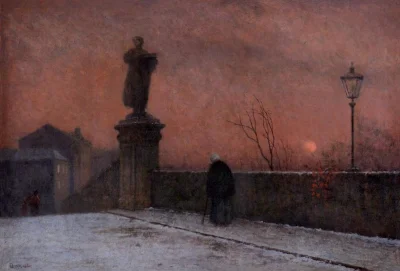 GARN - #sztuka #art #grafika #malarstwo autor: Jakub Schikaneder