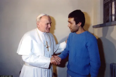 janusz-cebula - Jan Paweł II oraz Ali Agca podczas planowania zamachu na ówczesnego p...