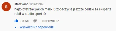 JanSebastianCadillac - Oglądam stary film na youtubie, a tu taki komentarz xD
#hajto...