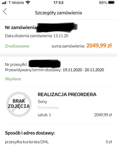 wykush - U mnie tak wyglada status zamównienia.