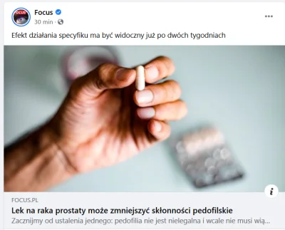 ismie - Według @focus.pl pedofilia NIE jest nielegalna, czy tylko ja o czymś nie wiem...