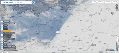 adamcarlambo - Ale front, chmury jak przy linijce przez Polskę idą. #pogoda
https://...