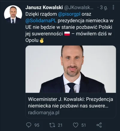 Logan00 - @xandra: Janusz Kowalski uważa że było super ( ͡° ͜ʖ ͡°)