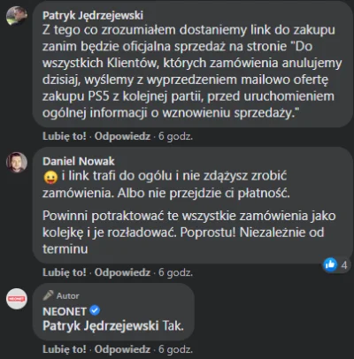 Ryszardzislaw - @adiqq: 
To + co powiedzieli na screenie który dałem na początku sug...