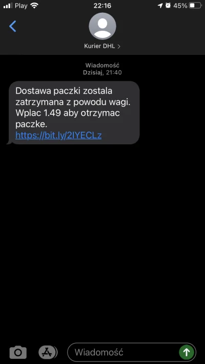 Kewaus - Kolejna firma kurierska
#dhl #scam #oszukujo #niebezpiecznik