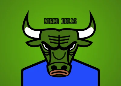Miras_wykopek - @maxoutday: Zrobiłem przeróbkę logo chicago bulls, łącząc je z pepe b...